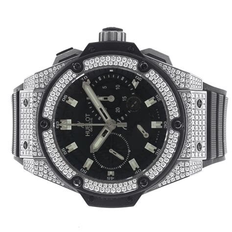 hublot rednblack|Hublot black diamond watch.